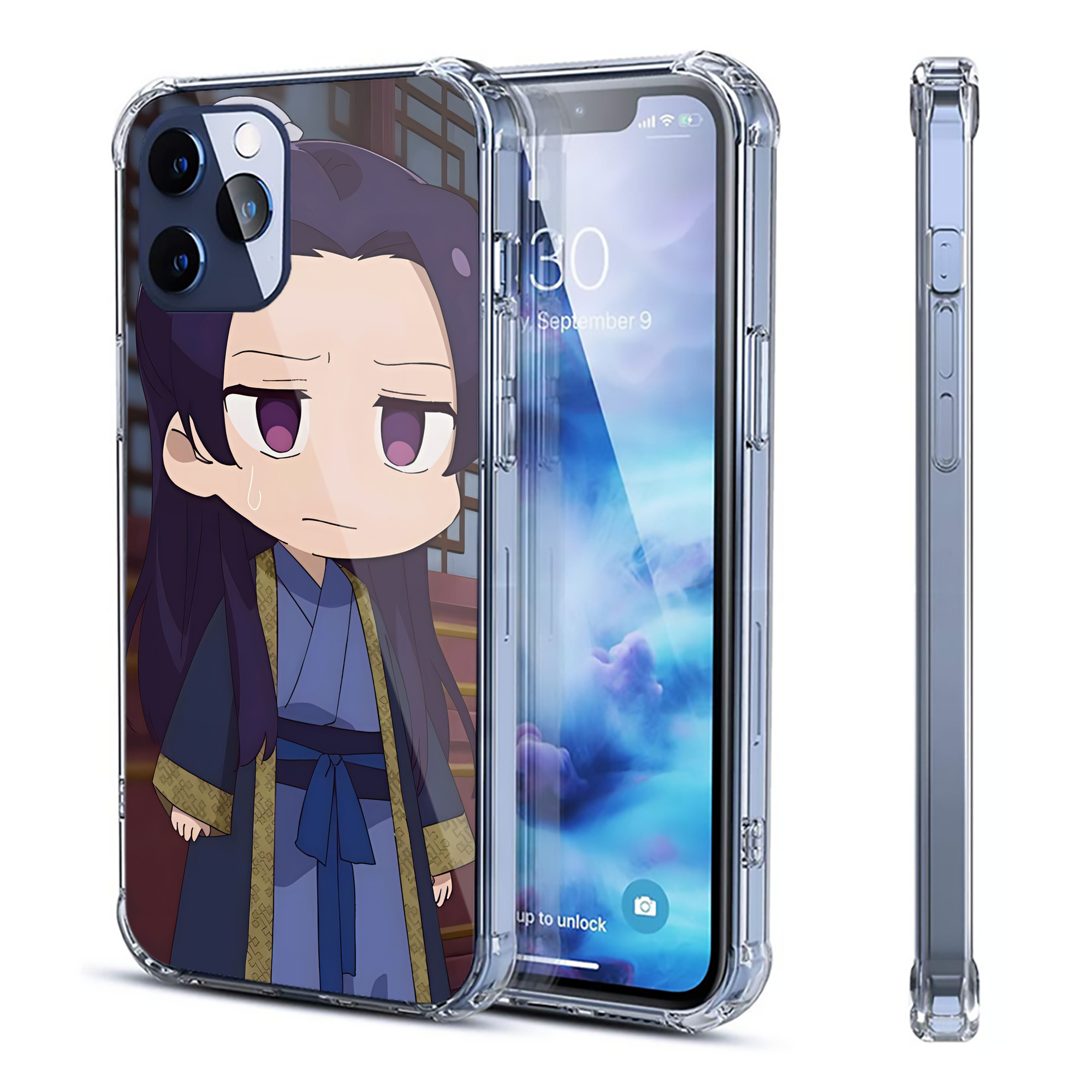 （画像用） 薬屋のひとりごと The Apothecary Diaries 【iPhone 12シリーズ対応】透明スマホケース（クリアソフトケース）
